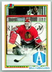 1990-91 Bowman Ed Belfour #7 Chicago Blackhawks